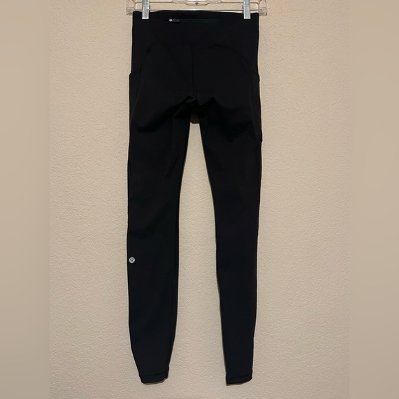 Lululemon Athletica Fast and Free Leggings Women’s Size 4 Black - Picture 2 of 7
